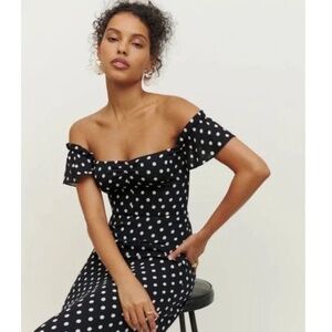 Reformation butterfly Dress- Polka Dot 8